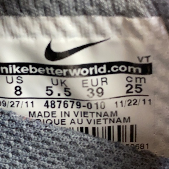 Nike Air Max Plus 2012 Gray Athletic Running Shoes 487679-010 Women’s Size 8 - Picture 12 of 13